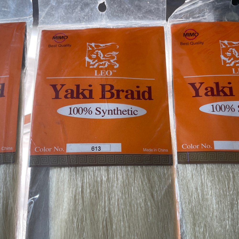 24 Inch 6Packs Braiding Hair Yaki Texture  (24 Inch, 613#) - Picture 4 of 4